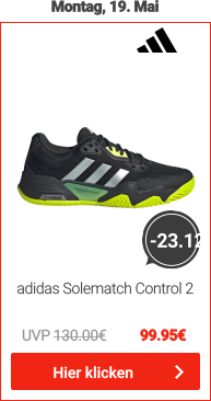 Solematch Control 2 Sandplatzschuh Herren - Schwarz, Limette