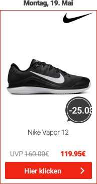 Vapor 12 Sandplatzschuh Herren - Schwarz