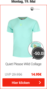 Wild Collage T-Shirt Herren - Türkis, Mehrfarbig