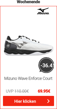 Wave Enforce Court Sandplatzschuh - Weiß, Schwarz
