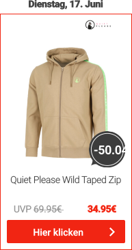 Wild Taped Zip Sweatjacke Herren - Beige, Neongrün
