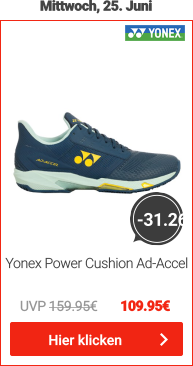 Power Cushion Ad-Accel Sandplatzschuh Herren - Dunkelblau, Türkis