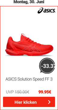Solution Speed FF 3 Allcourtschuh Herren - Neonrot, Koralle