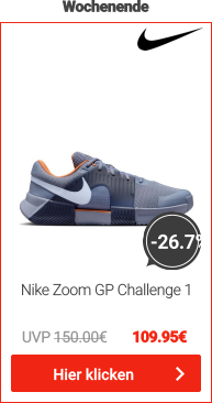 Zoom GP Challenge 1 Sandplatzschuh Herren - Blaugrau, Dunkelblau