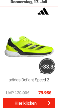 Defiant Speed 2 Sandplatzschuh Herren - Limette, Schwarz